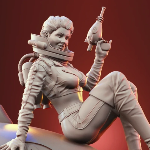 Nuka-Girl 3D Printer Files | Assembly STL Model
