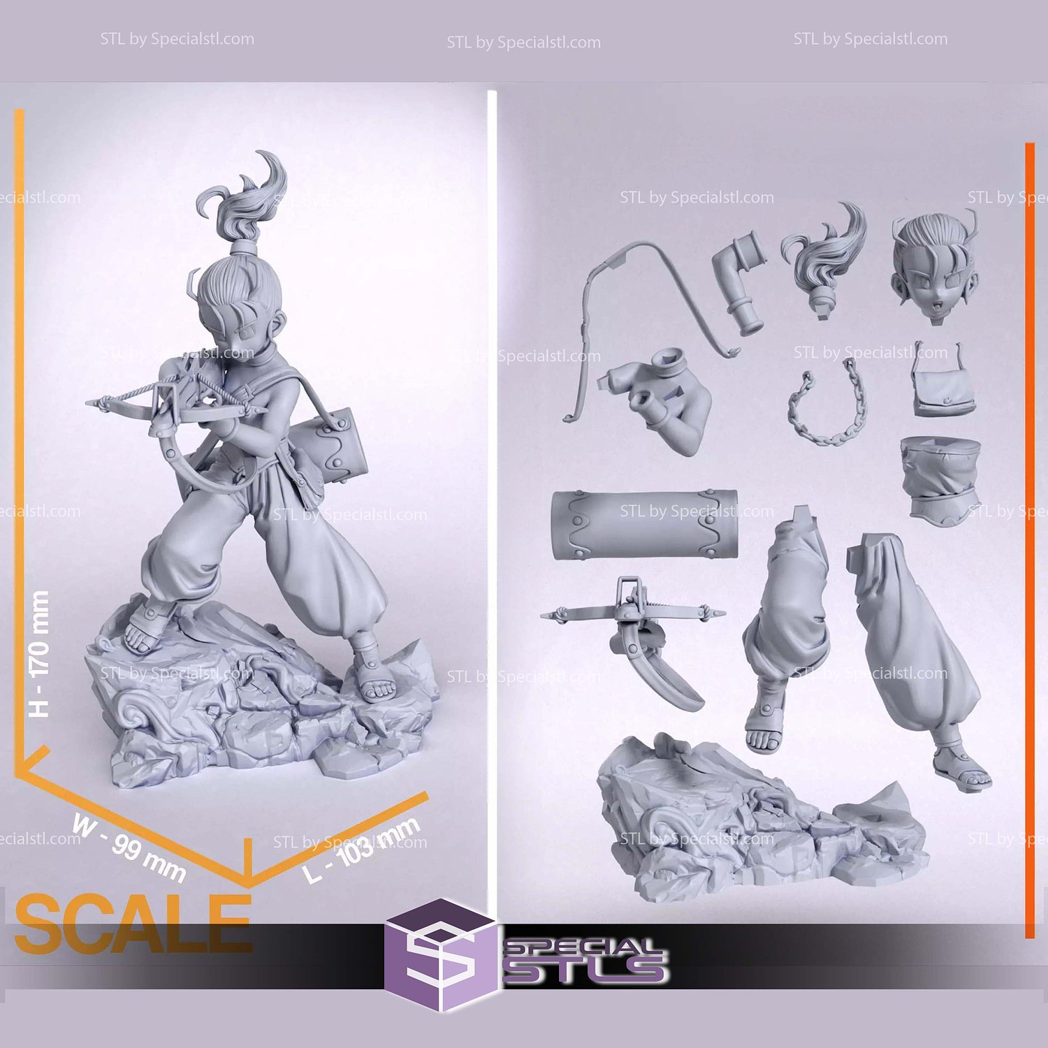 Marle Chrono Trigger 3D Printer Files STL Model — view 2