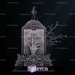 Crow Tomb Bust Brandon Lee 3D Printer Files STL Model