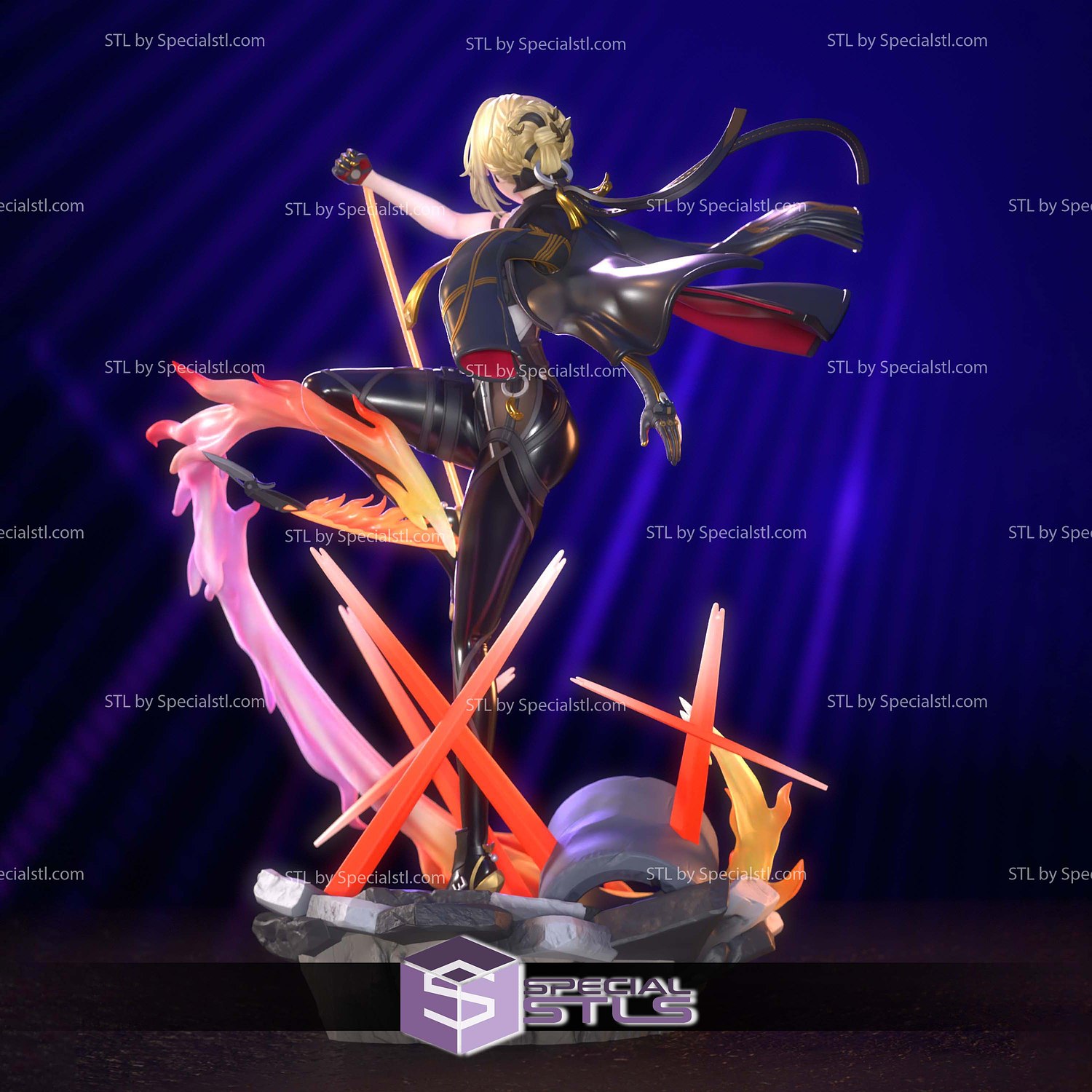 Evelyn Zenless Zone Zero V2 3D Printer Files STL Model — view 4