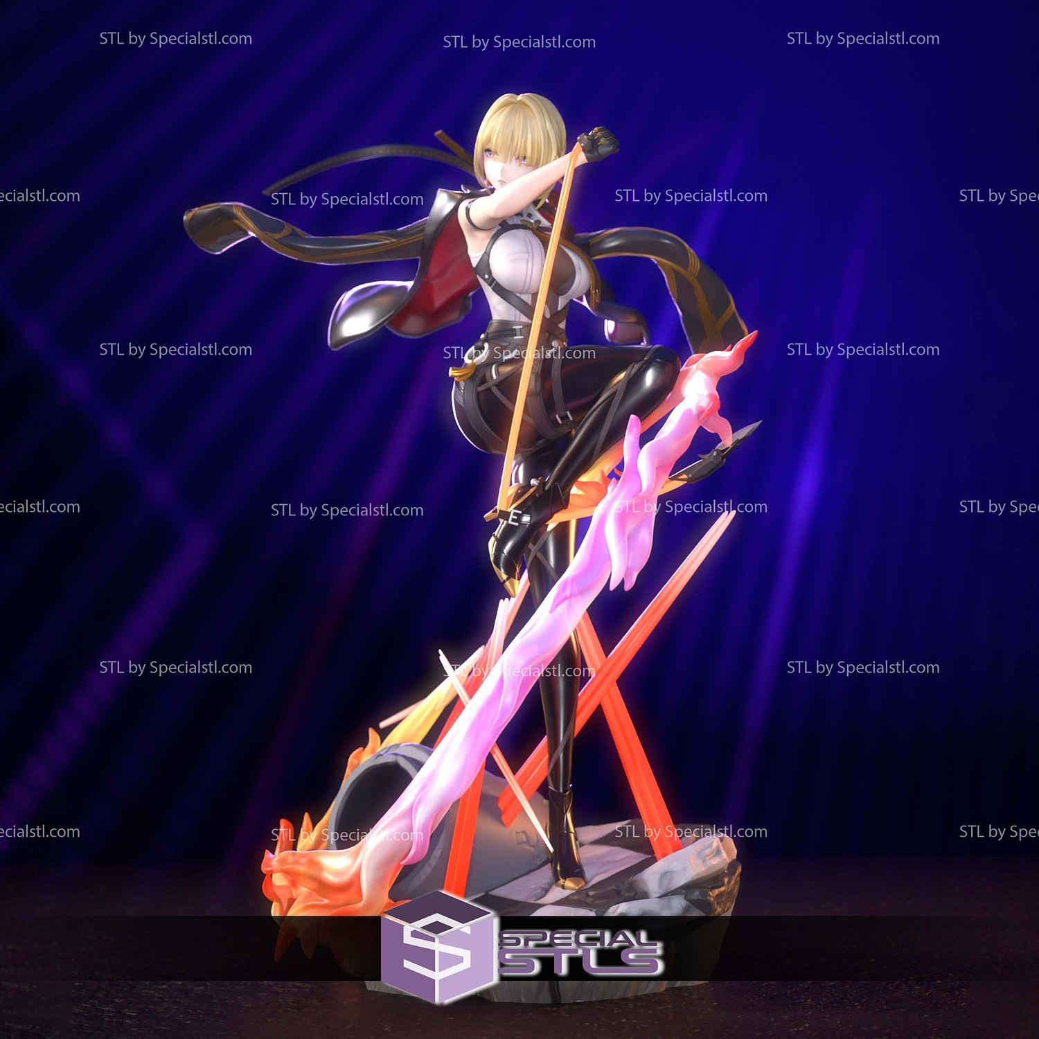 Evelyn Zenless Zone Zero V2 3D Printer Files STL Model — view 5