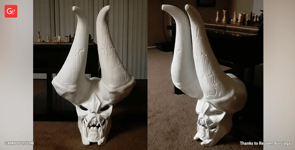 DOOM 3D Printable Masks STL Model