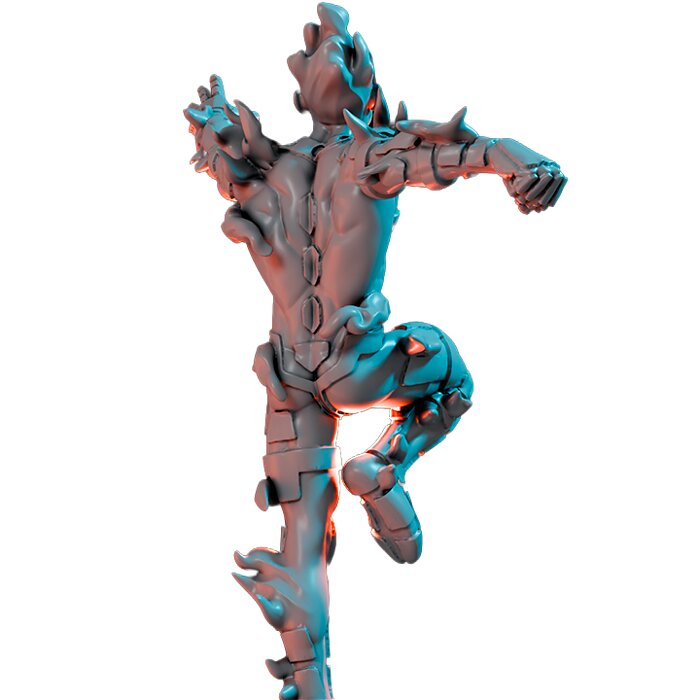 Magma Flyer III - Fantasy 3D Print Model STL Model — view 2