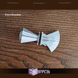 Cosplay STL Files Stormbreaker Axe Head 3D Model