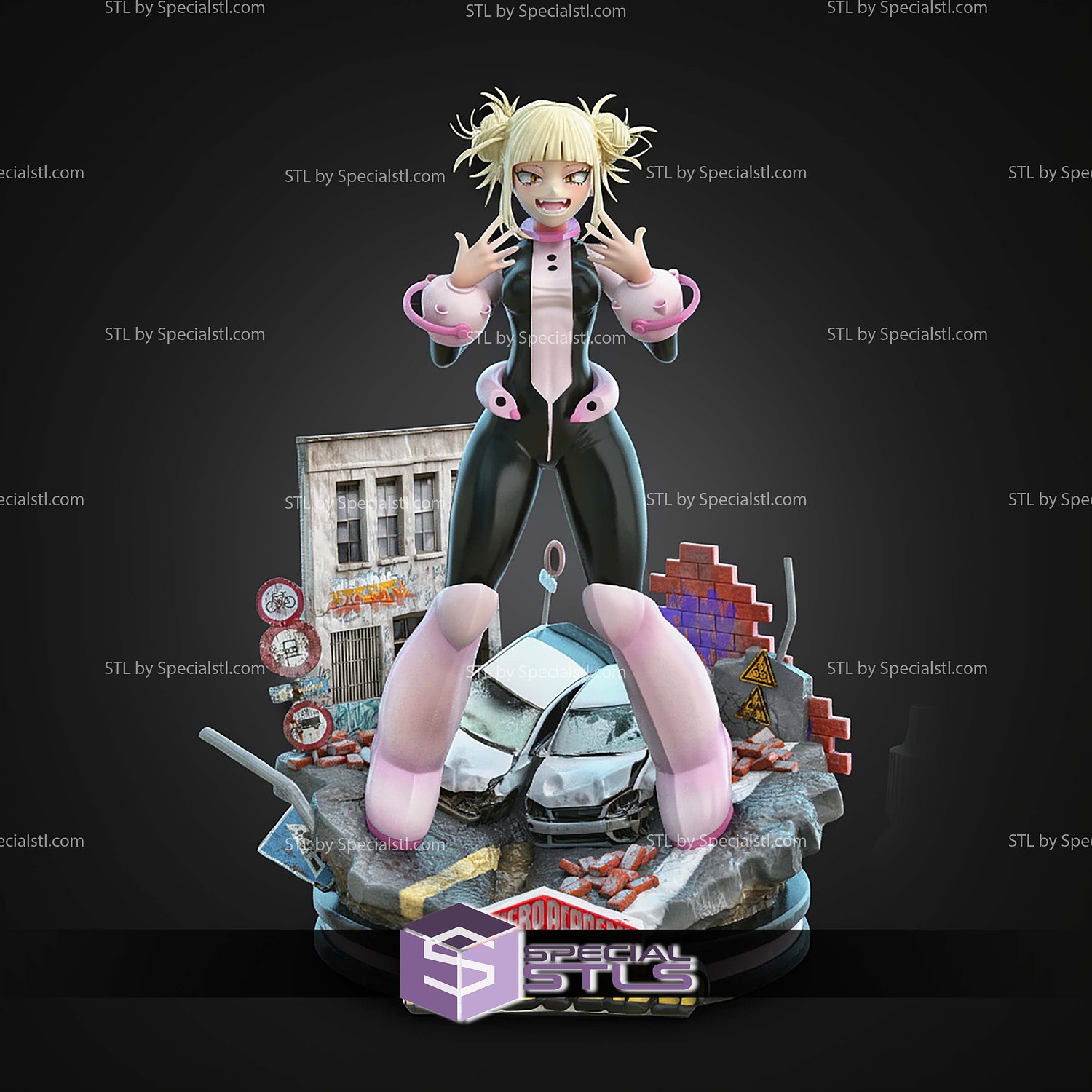 Toga Himiko Ochako Uraraka STL Files 3D Model — view 5