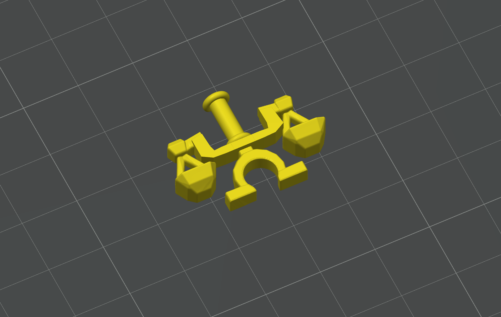 Libra Flexi Imp - Zodiac Imp Collection Part 3 - Keychain & Straw Buddy, No Supports 3D Print STL/3M 3MF Model — view 5