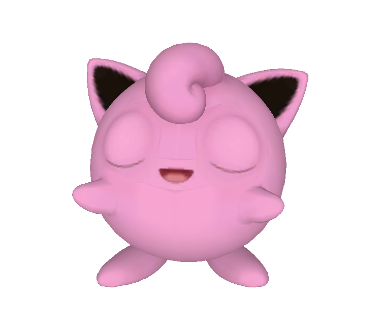 Pokemon Jigglypuff 3D OBJ Model