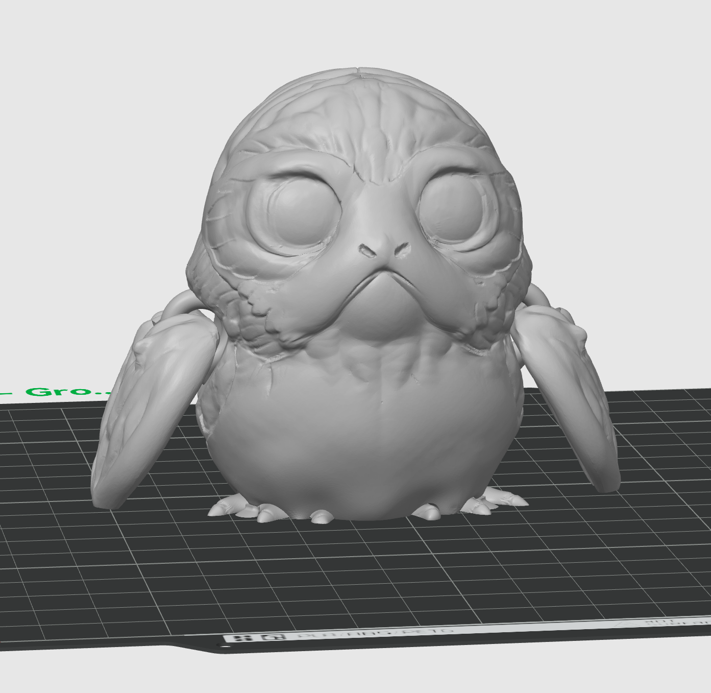 Grower Porg - Star Wars Collectible Figurine - No Supports 3D Print STL/3MF Model