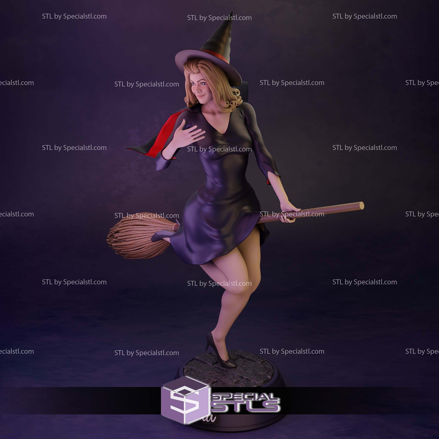 Samantha Bewitched STL Files 3D Model — view 5