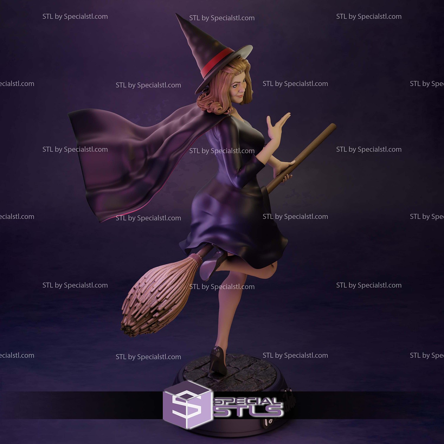 Samantha Bewitched STL Files 3D Model — view 6