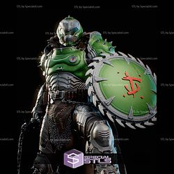 Doomslayer Dark Age Diorama STL Files 3D Model