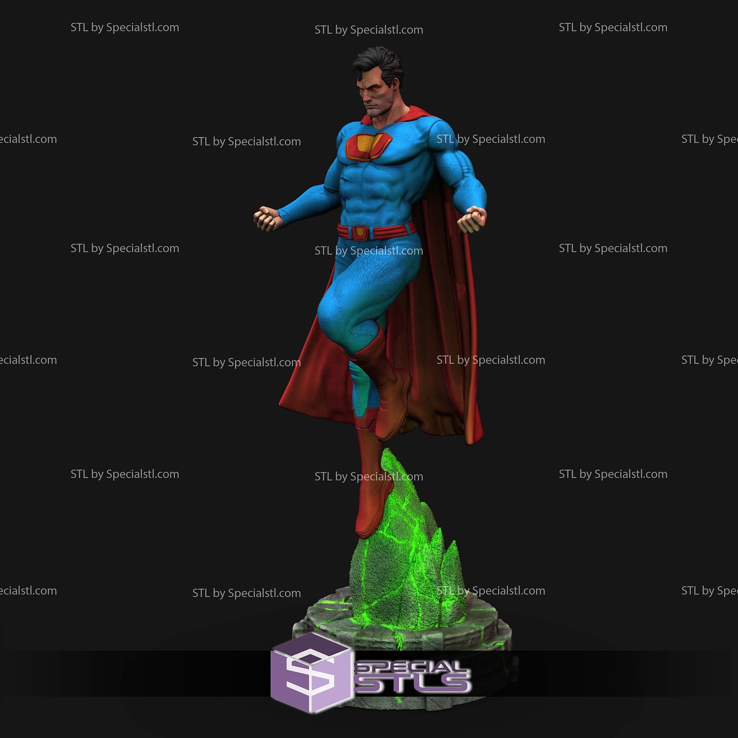 Ultraman DC Villains Sculptures 3D Printing STL Model — view 3