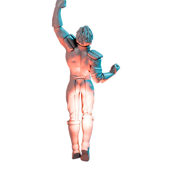 Rocketman VI - Board Game Miniature STL 3D Model — view 2