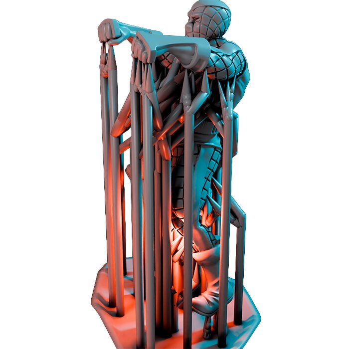 Tesla Zapper III - Collectible Hero Figurine 3D STL Model — view 6