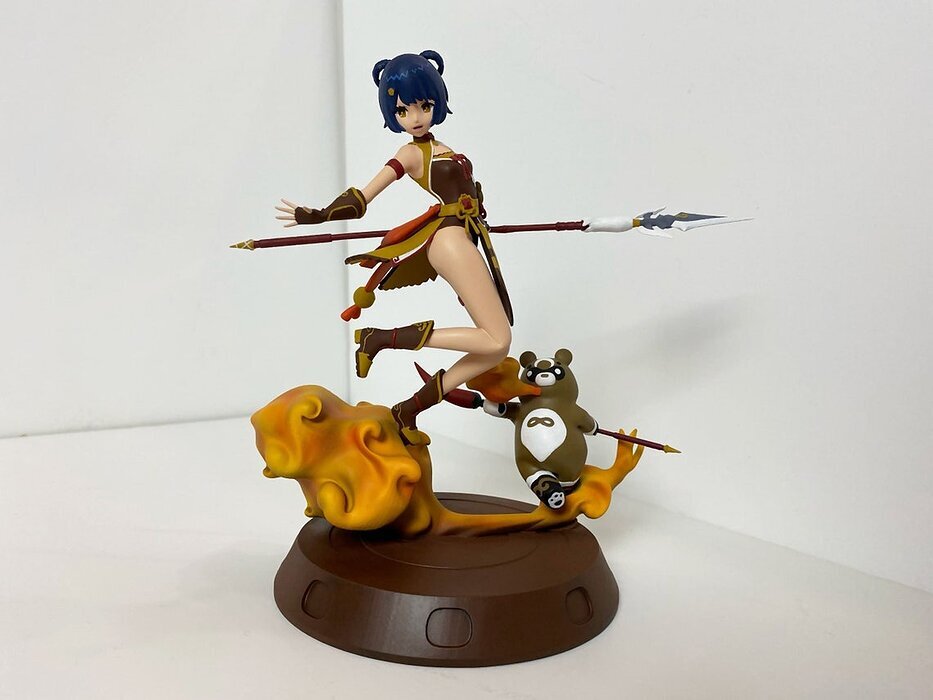 Xiangling - Genshin Impact Fanart 3D ZTL Model — view 4