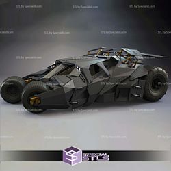 The Tumbler Dark Knight Batmobie 3D Printer Files STL Model