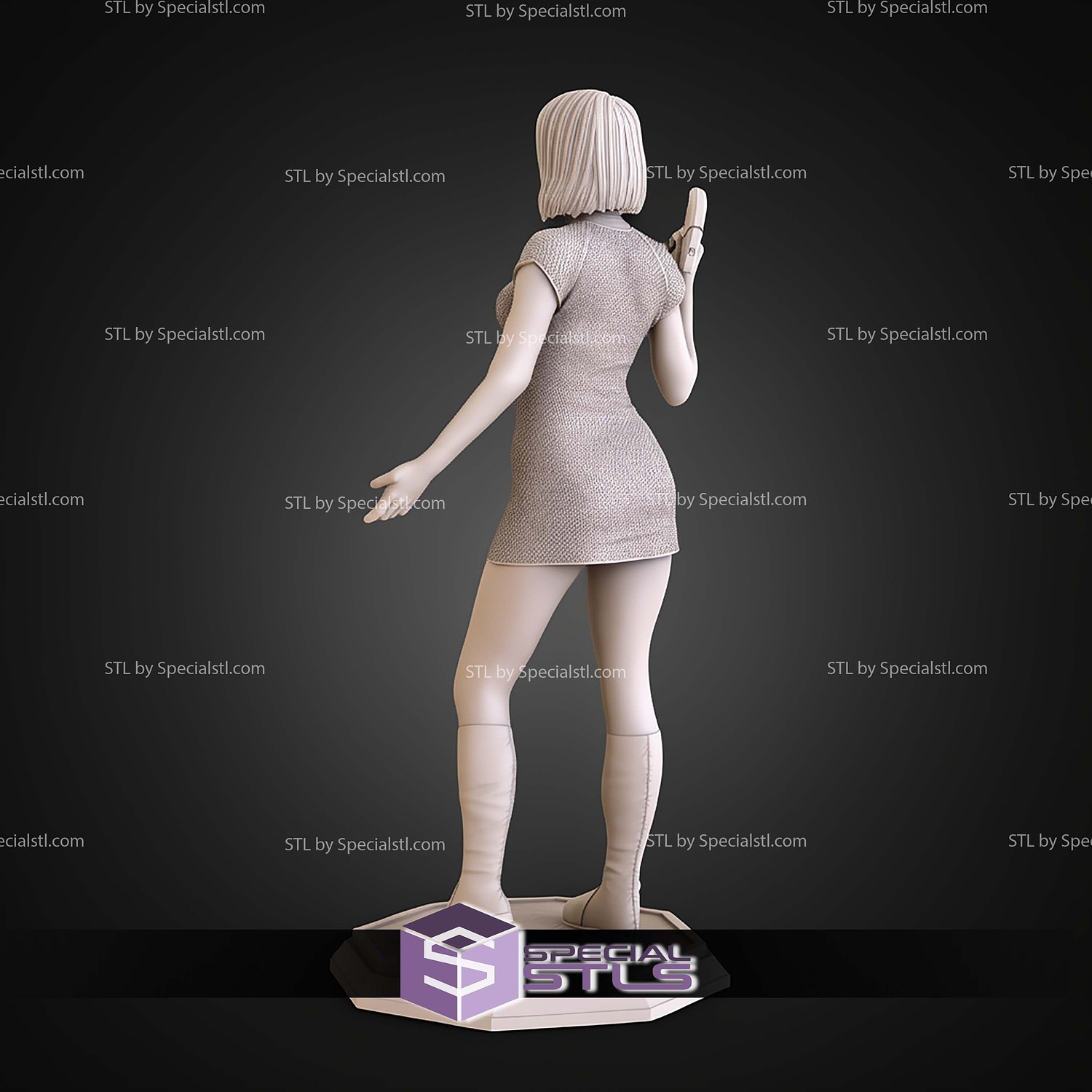 Star Trek Dr Carol Marcus STL Files 3D Model — view 2