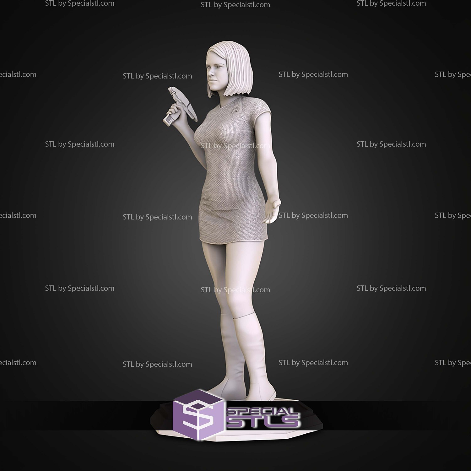 Star Trek Dr Carol Marcus STL Files 3D Model — view 5