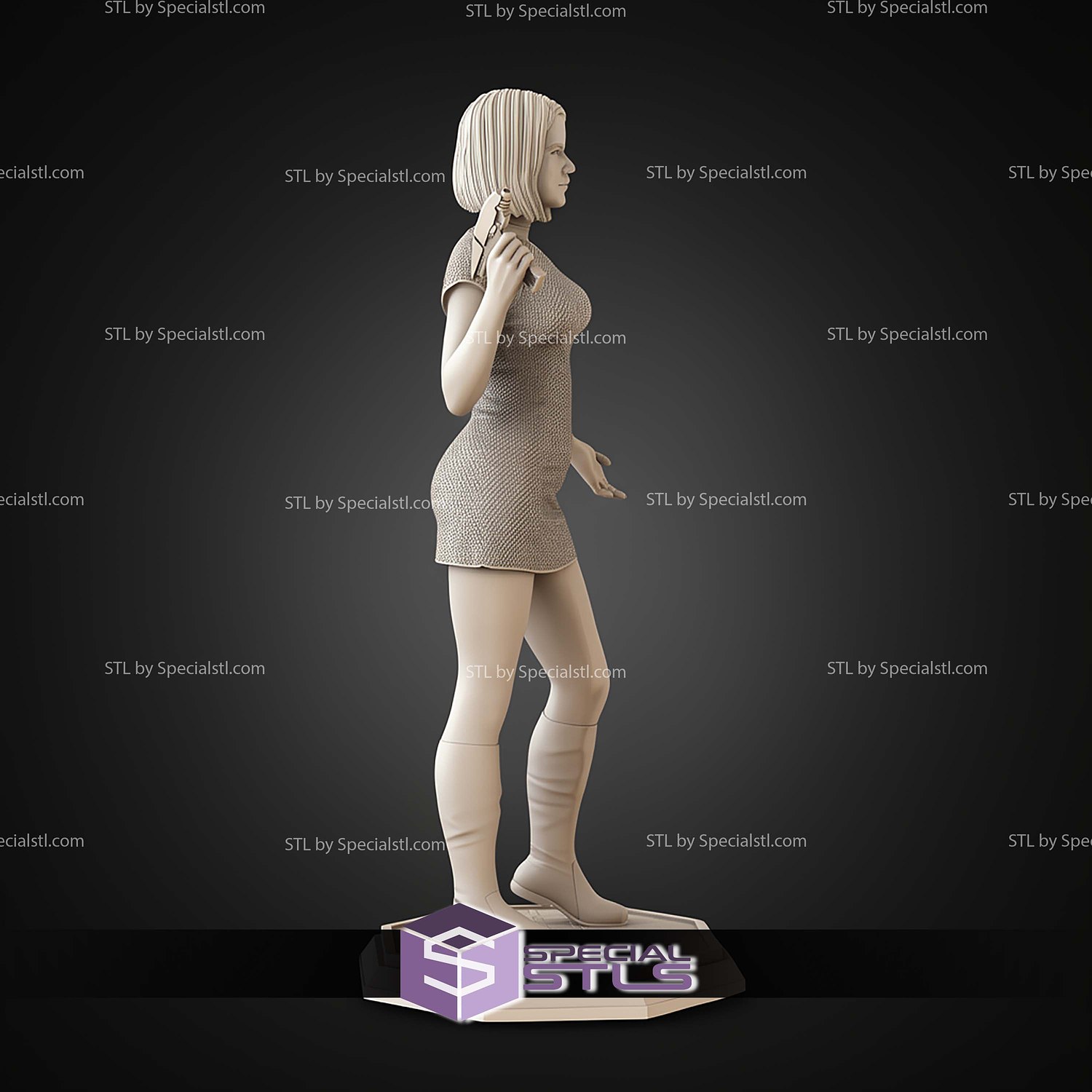 Star Trek Dr Carol Marcus STL Files 3D Model — view 7