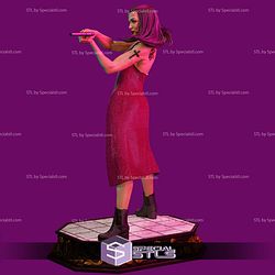 Ballerina Pointing Gun V1 3D Printer Files STL Model