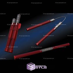 Cosplay STL Files Daredevil Born Again Billy Clubs 3D Model