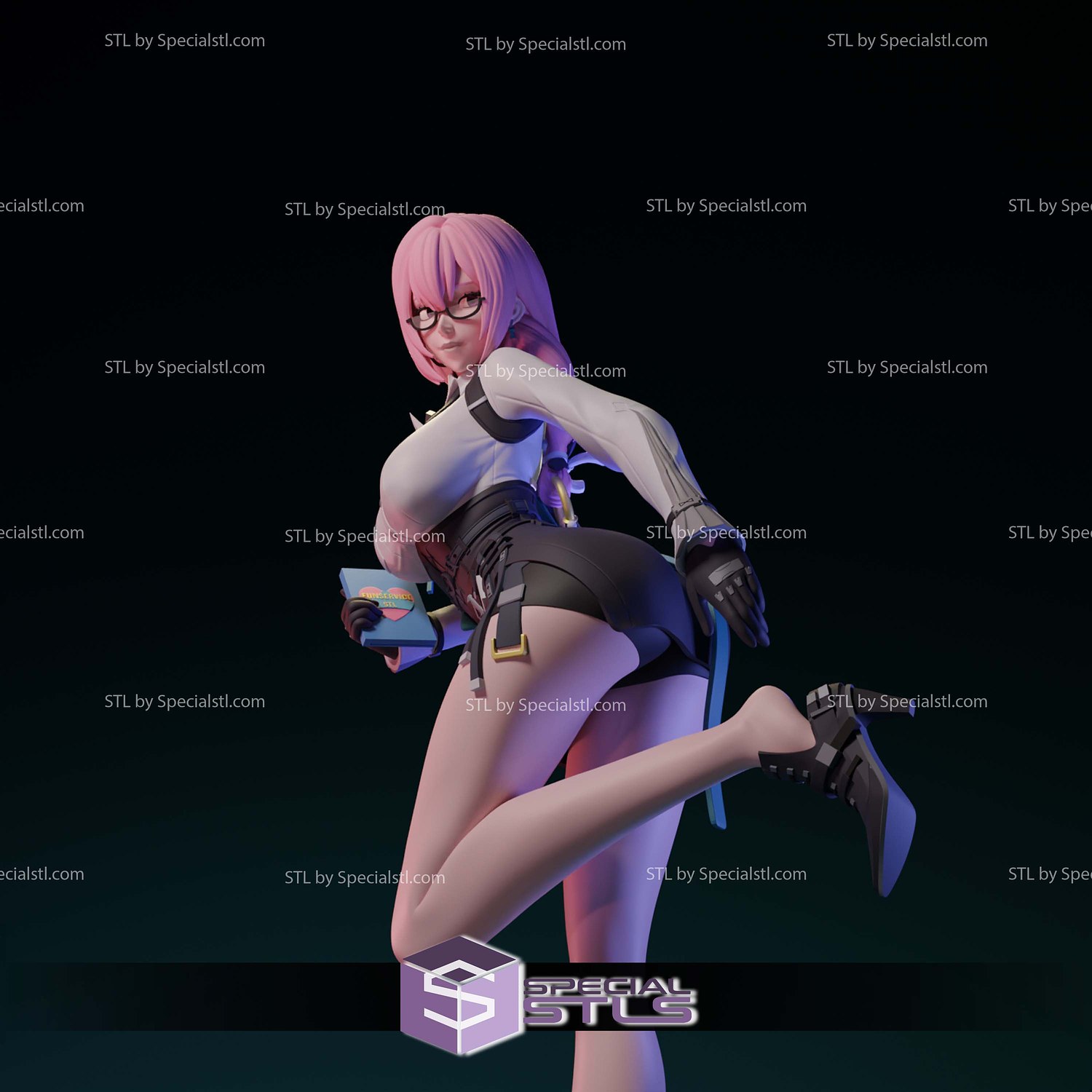 Yanagi Zenless Zone Zero Sculptures 3D Printing STL Model — view 2