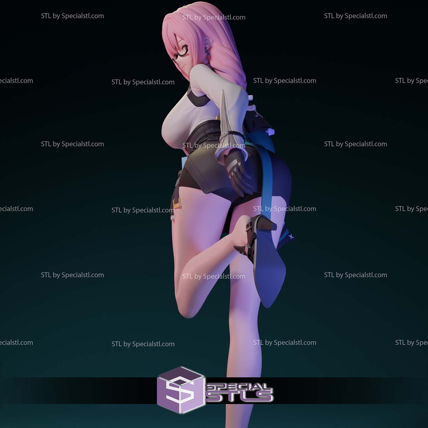 Yanagi Zenless Zone Zero Sculptures 3D Printing STL Model — view 7