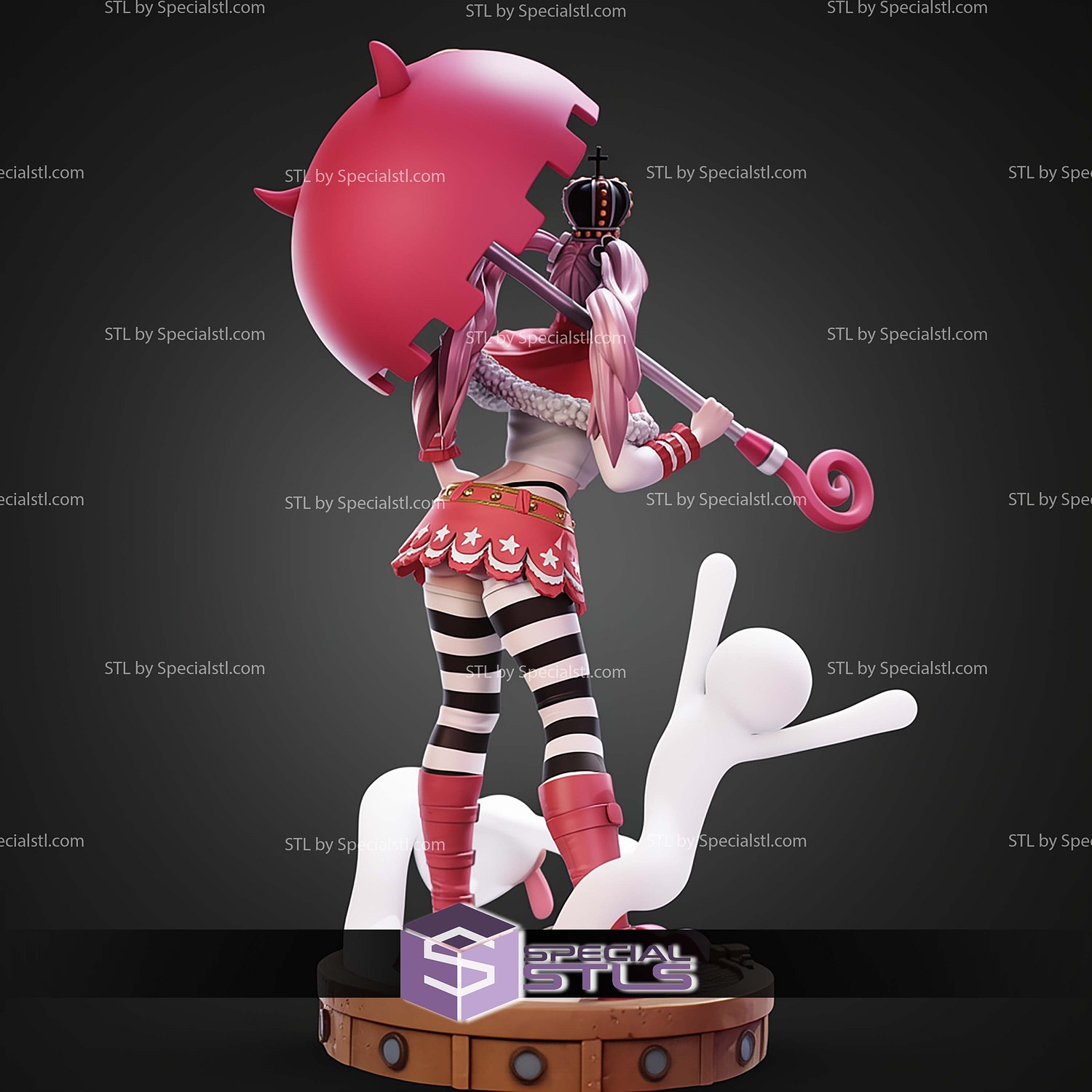 Perona Ghost Princess STL Files 3D Model — view 2