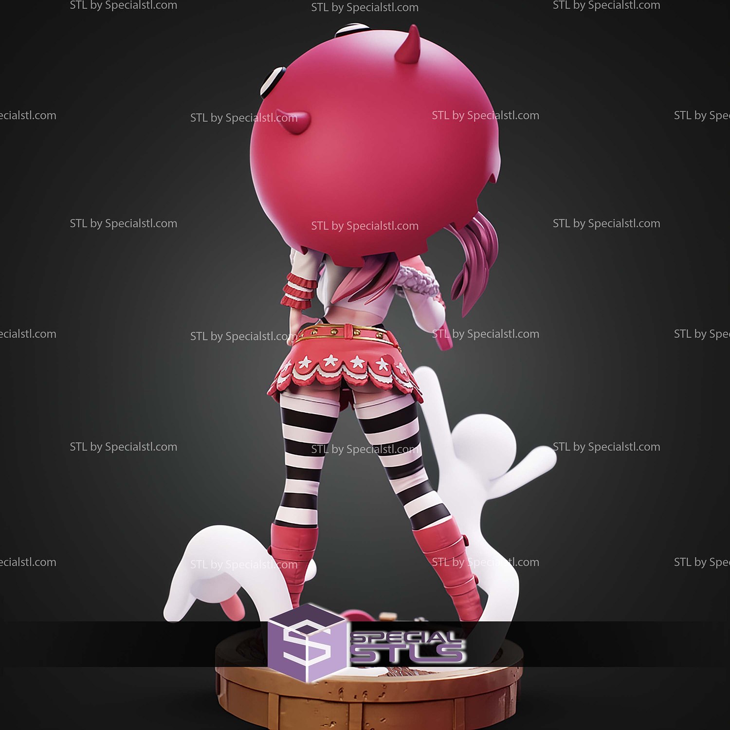 Perona Ghost Princess STL Files 3D Model — view 3
