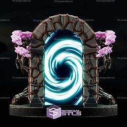 Portal Gate Phone Holder STL Files 3D Model