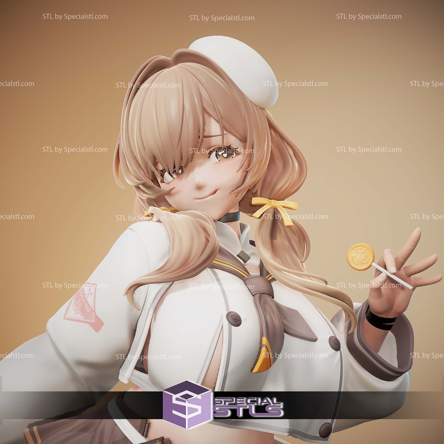 Bready Nikke V3 STL Files 3D Model — view 4