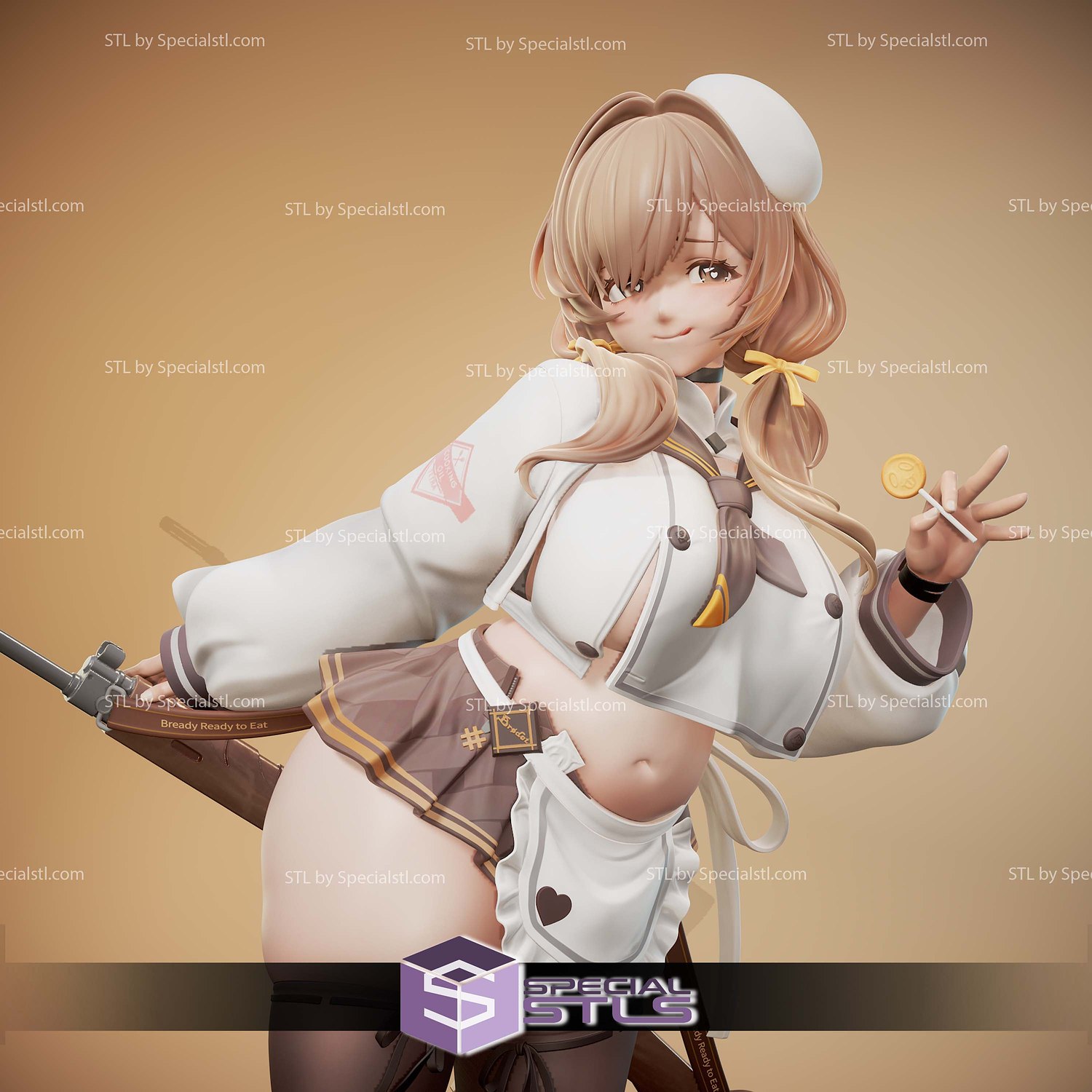 Bready Nikke V3 STL Files 3D Model — view 5