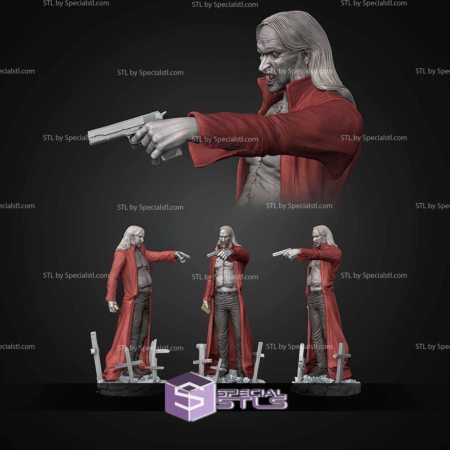 Otis Driftwood STL Files 3D Model — view 3