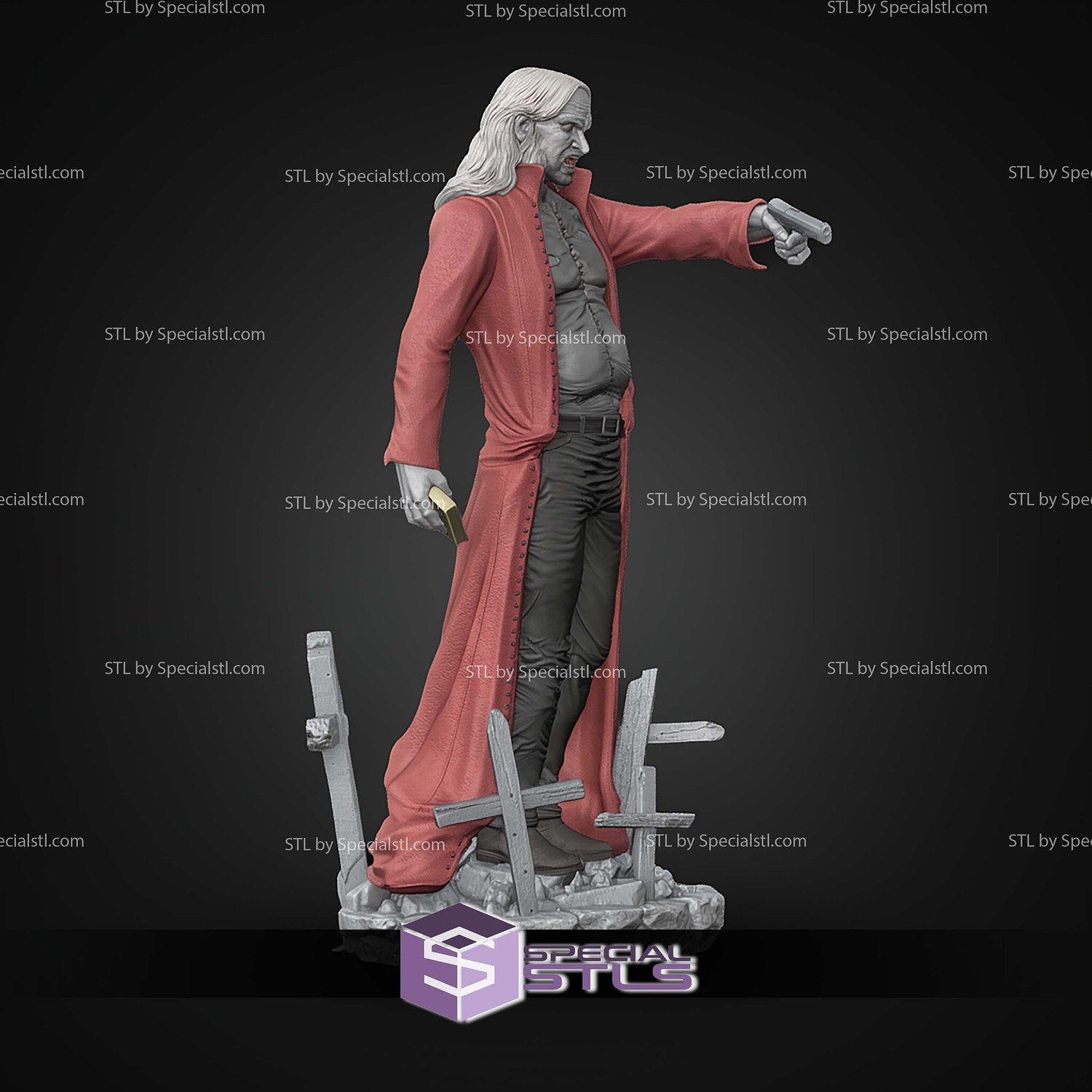 Otis Driftwood STL Files 3D Model — view 4