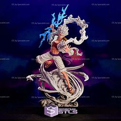 Luffy Gear 5 Sun God 3D Printer Files STL Model