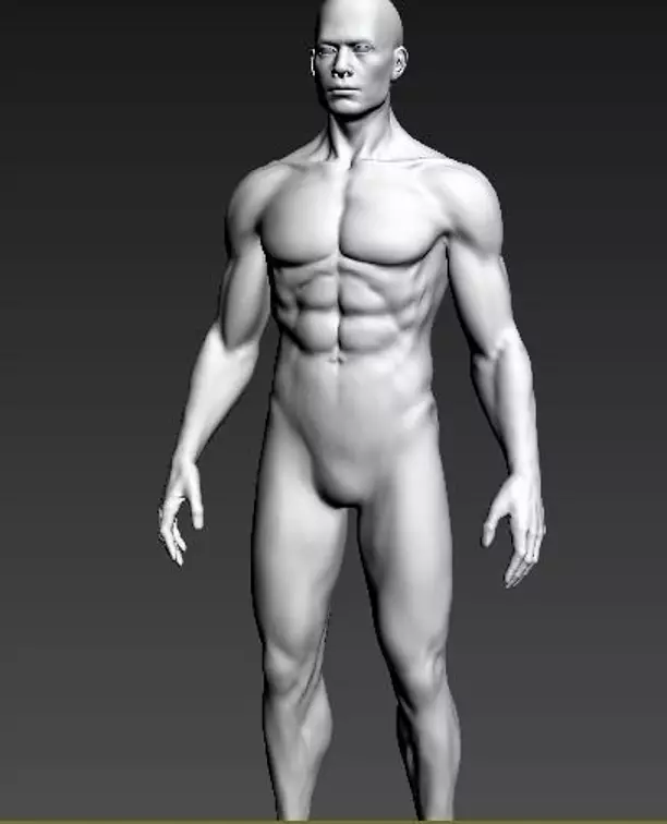 male character 3D MAX Model