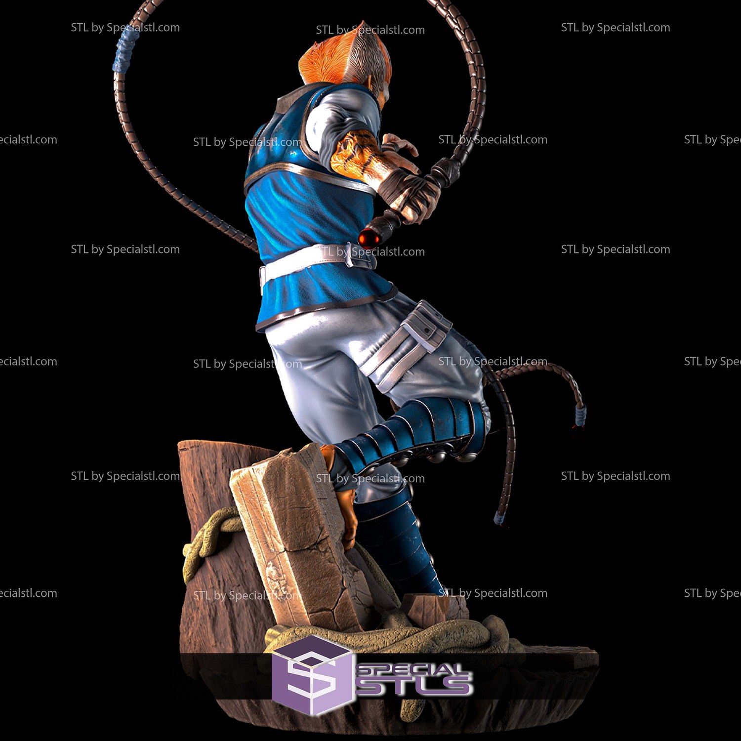 Tygra Bolo Whip Thundercats STL Files 3D Model — view 4