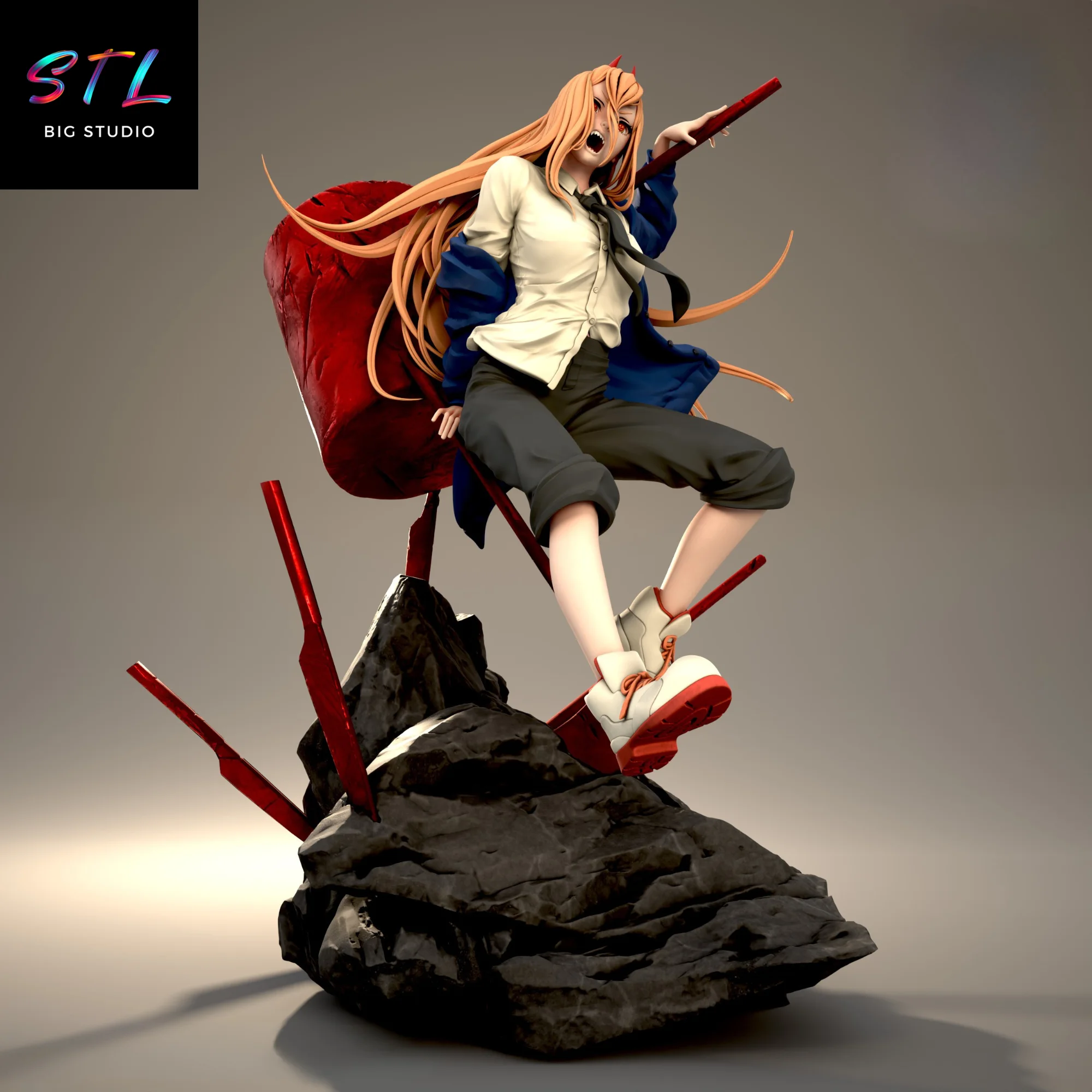 Christmas Chopper STL | One Piece | 3D Printable Figure Model — view 7