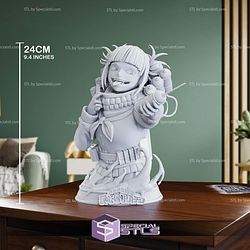 Himiko Toga High Detail Bust Digital STL Files 3D Model