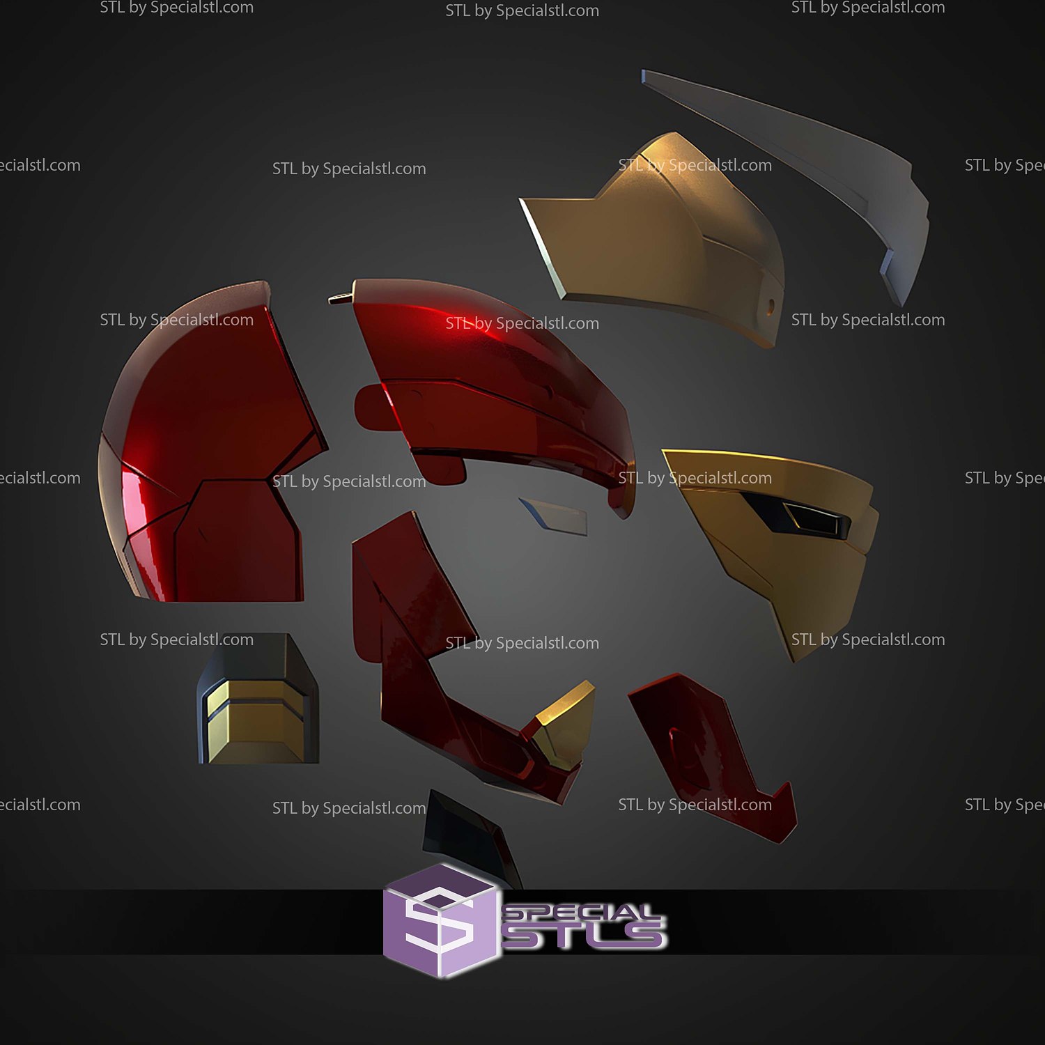 Cosplay STL Files Iron Man Tokon 3D Model — view 4
