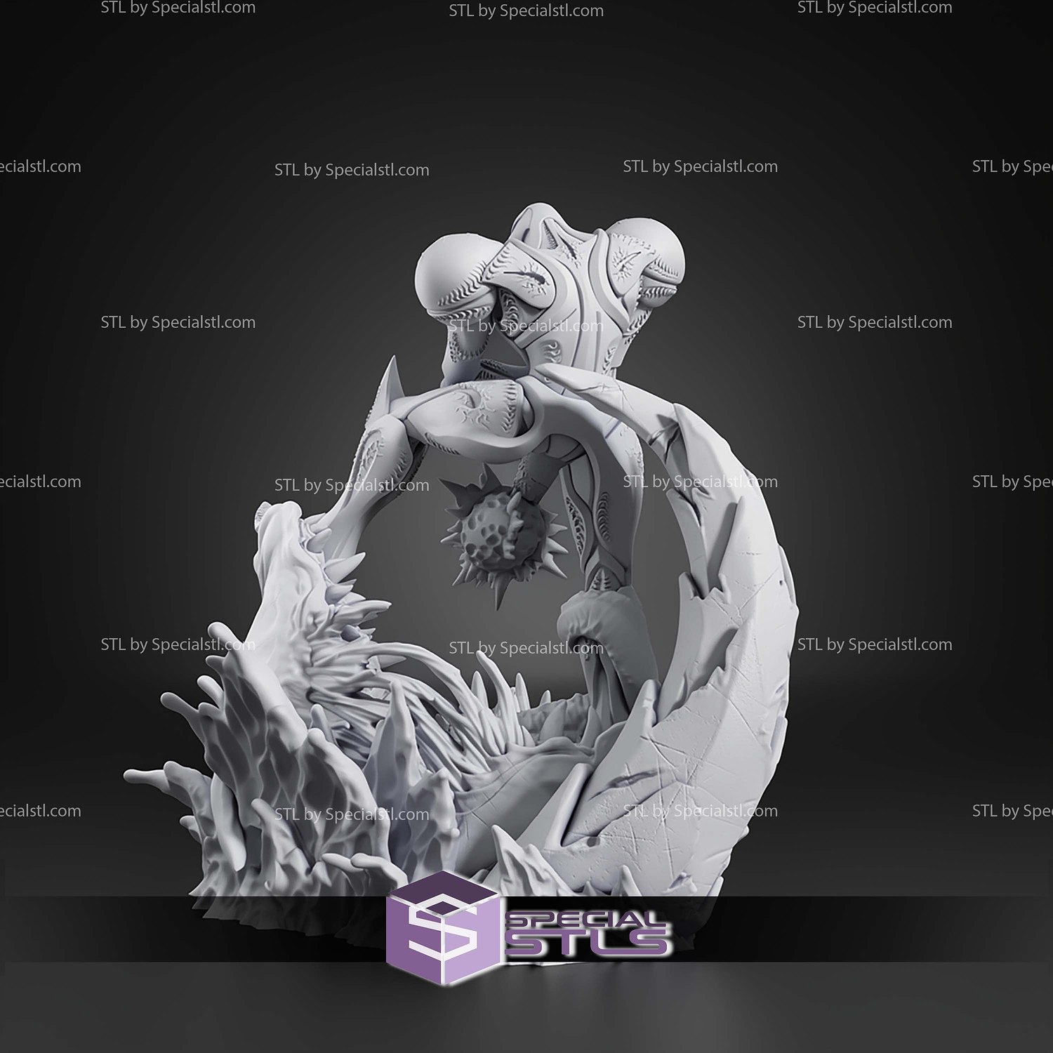 Dark Samus Metroid Prime 192mm STL Files 3D Model — view 5
