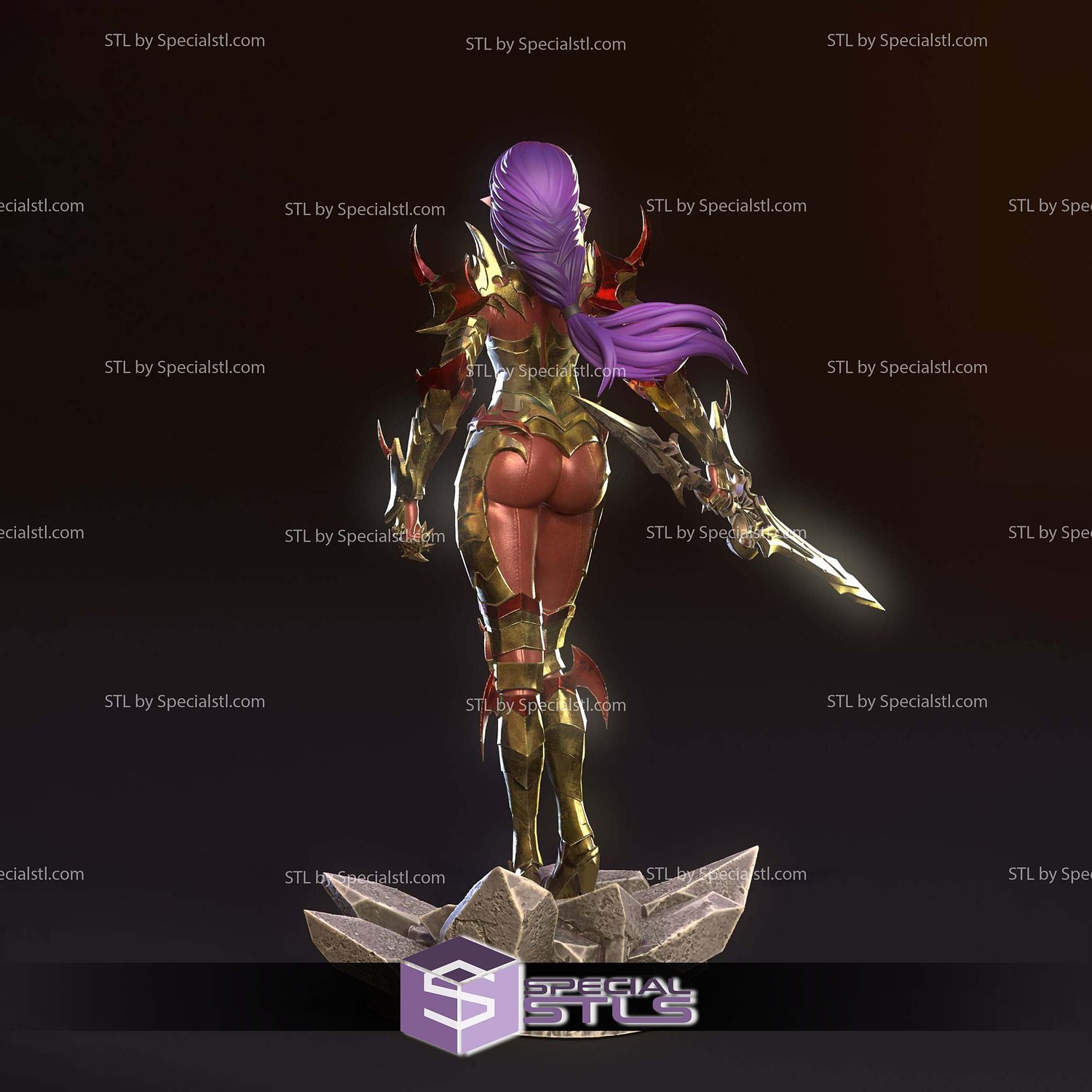 Esil Armor Solo Leveling STL Files 3D Model — view 3