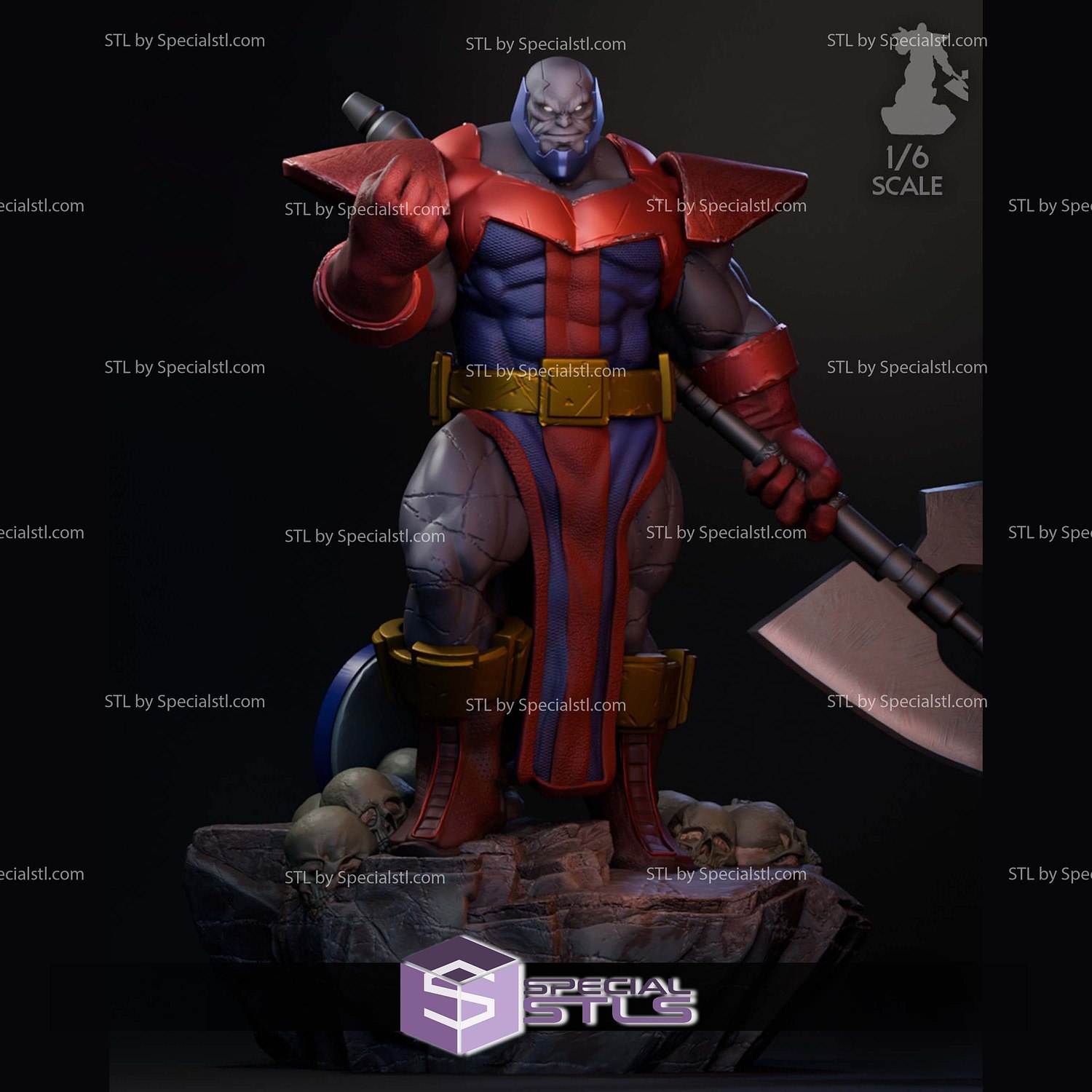 Terrax the Tamer Villains 3D Printer Files STL Model — view 3