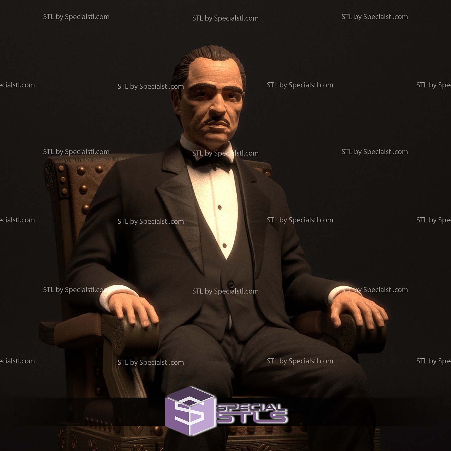 Stylize Godfather Digital STL Files 3D Model — view 3