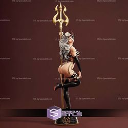 Satana Hellstrom Marvel Anti Hero STL Files 3D Model
