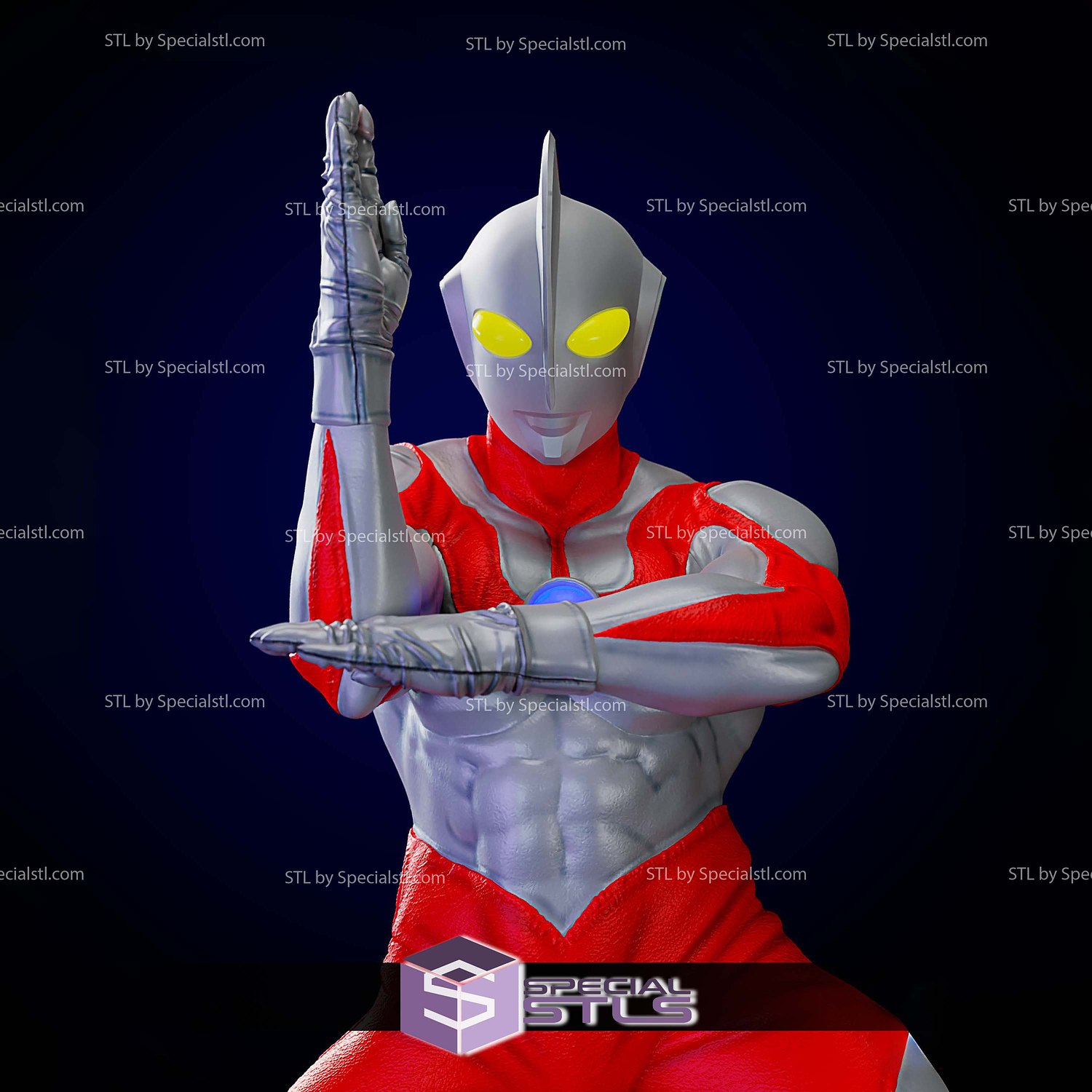 Ultraman 1-10 STL Files 3D Model — view 2