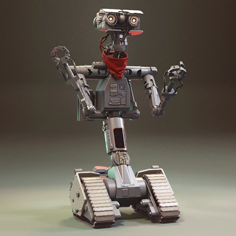 Johnny 5 3D Printing Model | Assembly + Action STL Model