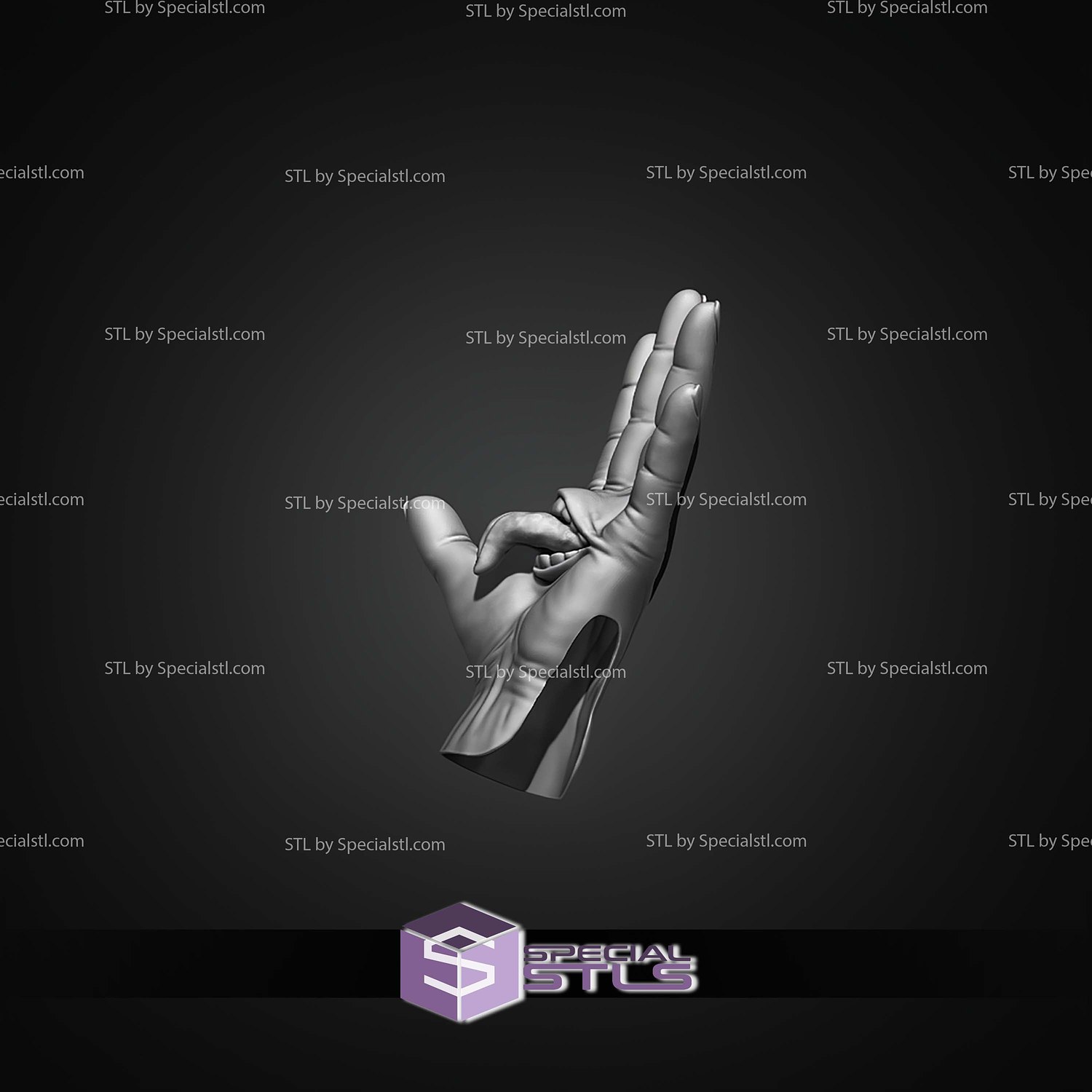 Yuji Itadori Hand STL Files 3D Model — view 3