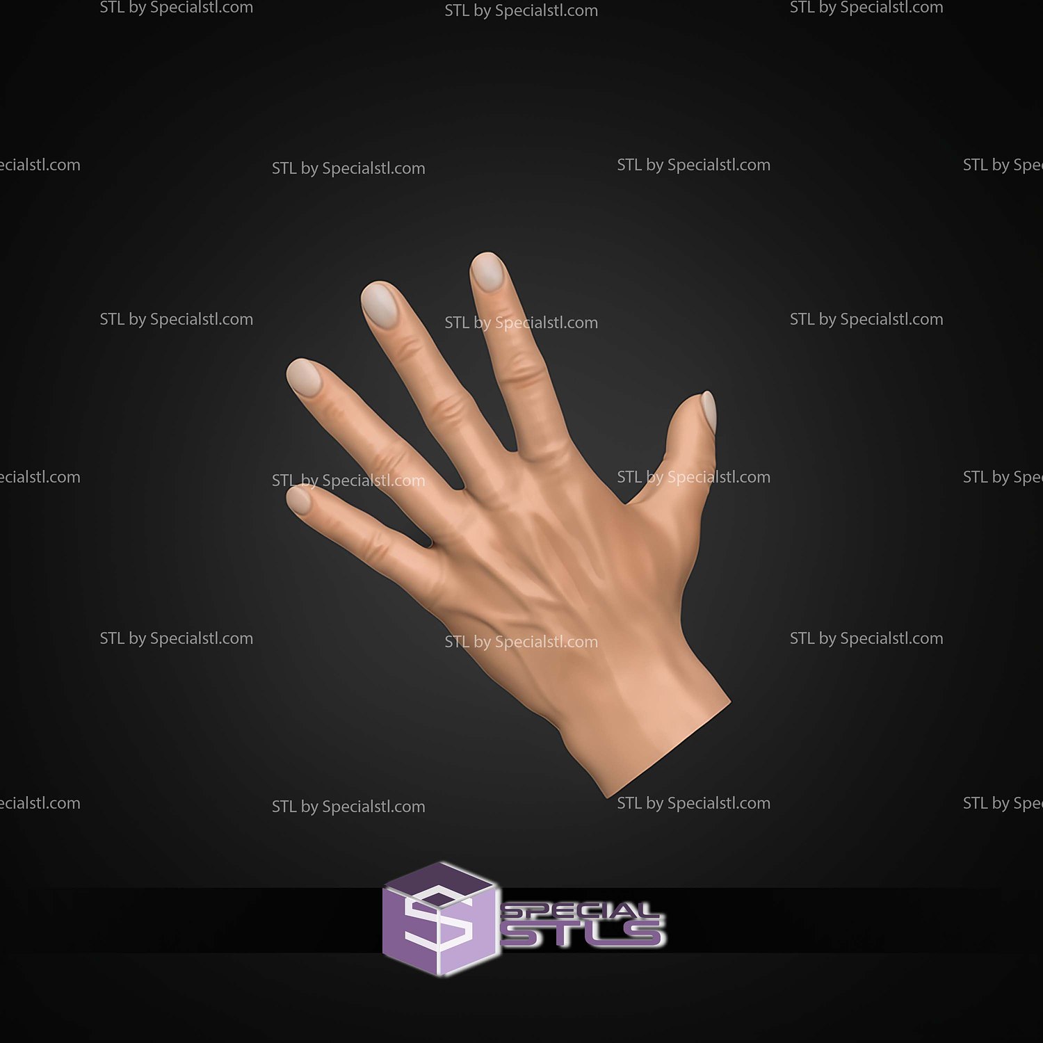 Yuji Itadori Hand STL Files 3D Model — view 8