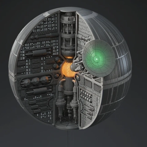 Death Star I 3D Printing Model | Assembly STL Model